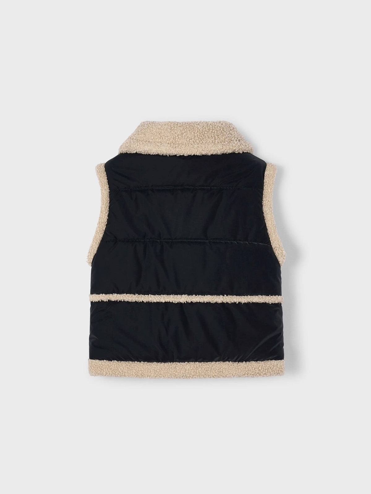 Colete contrastes Preto (Preto)  para Menina - Mayoral