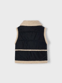 Colete contrastes Preto (Preto)  para Menina - Mayoral