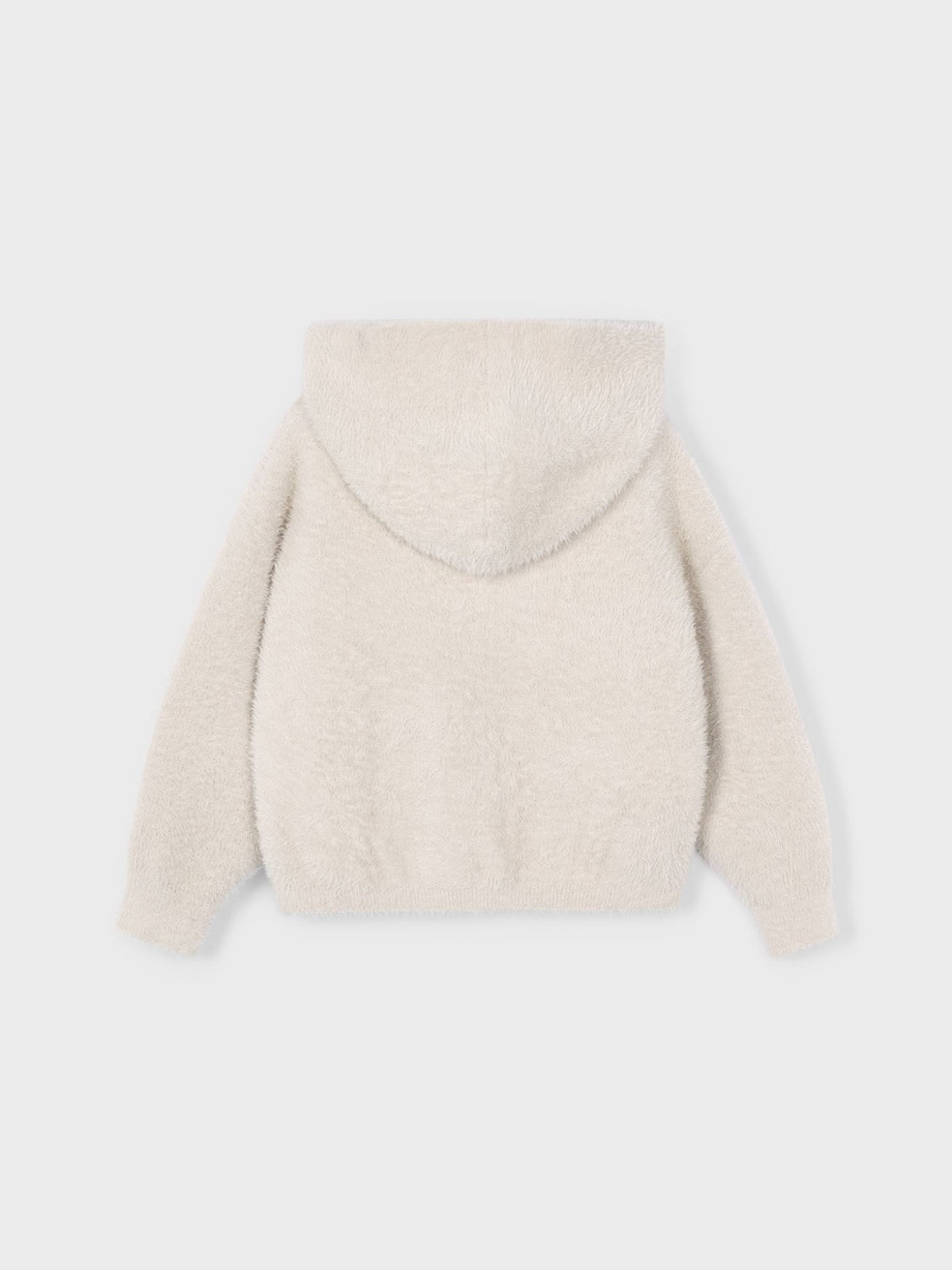 Casaco tricot pelo Amêndoa (Bege)  para Menina - Mayoral