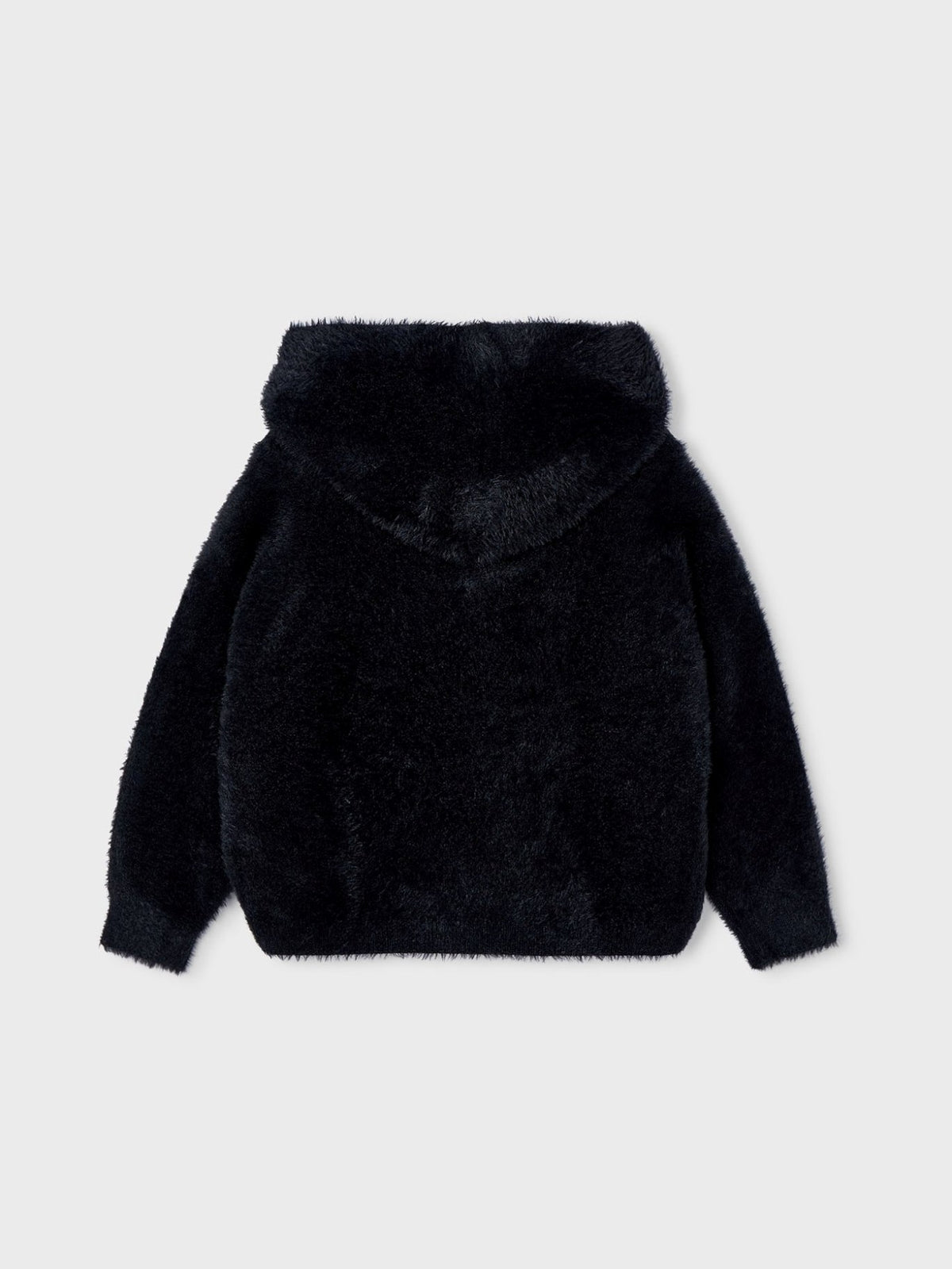 Casaco tricot pelo Preto (Preto)  para Menina - Mayoral