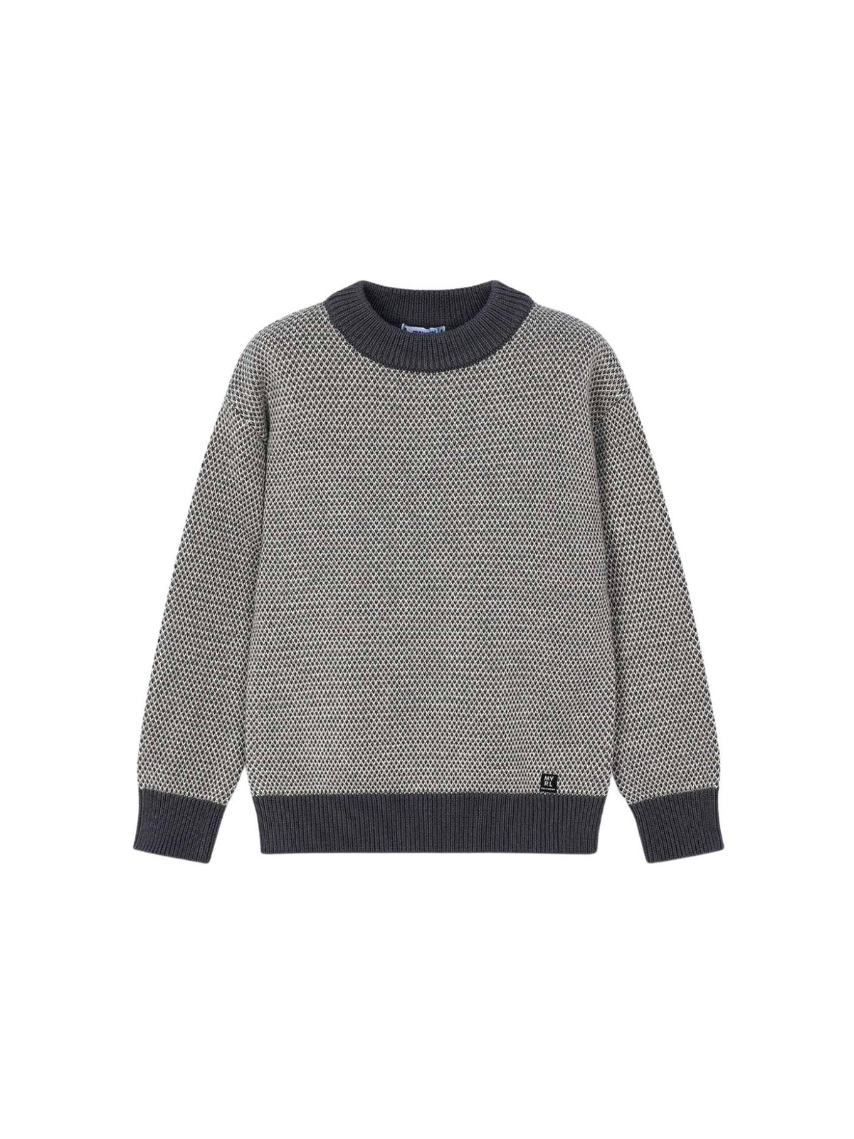 Jersey textura Lousa vi (Cinza Escuro)  para Menino - Mayoral