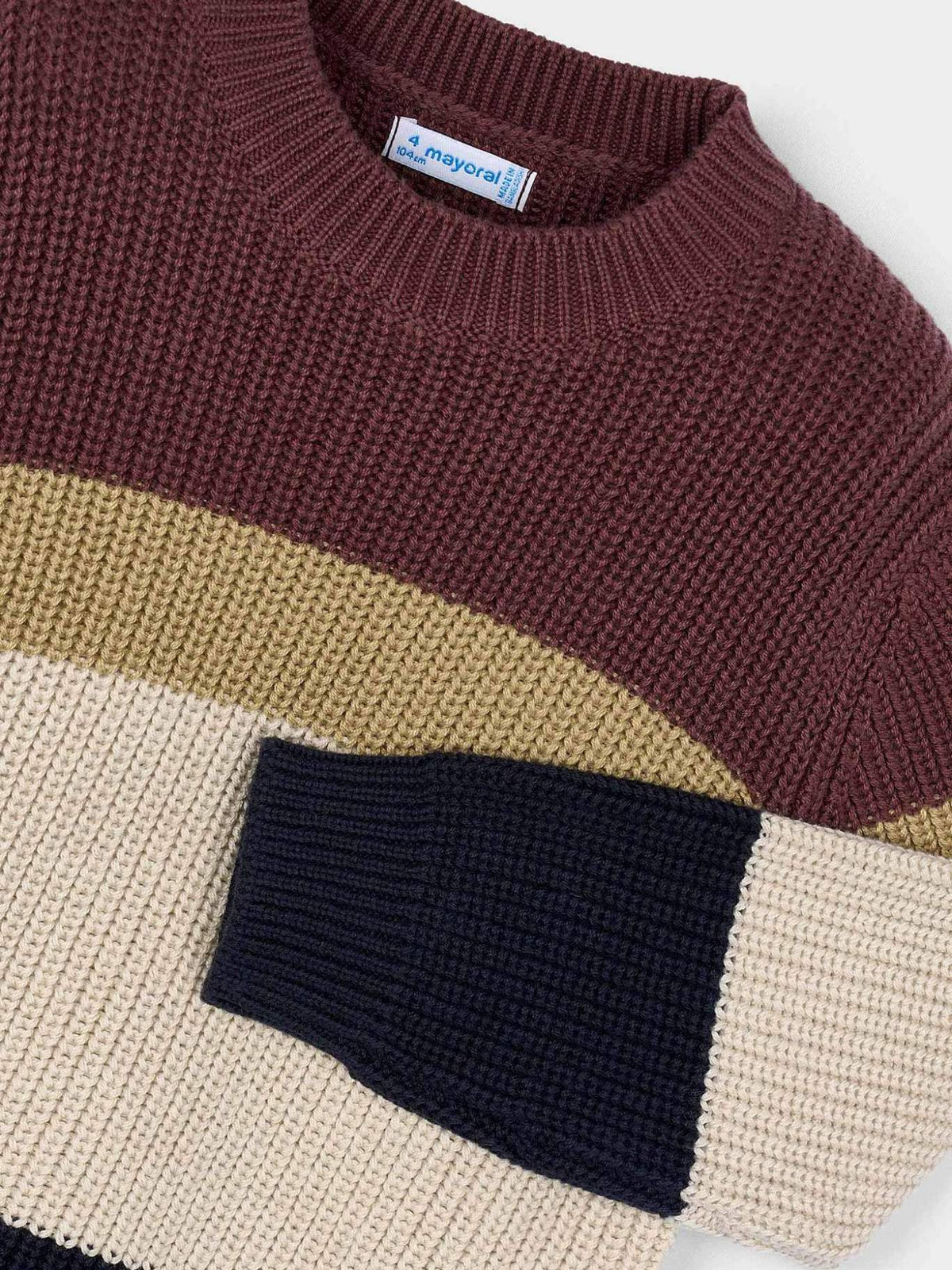 Jersey blocking Ameixa (Vermelho Escuro)  para Menino - Mayoral