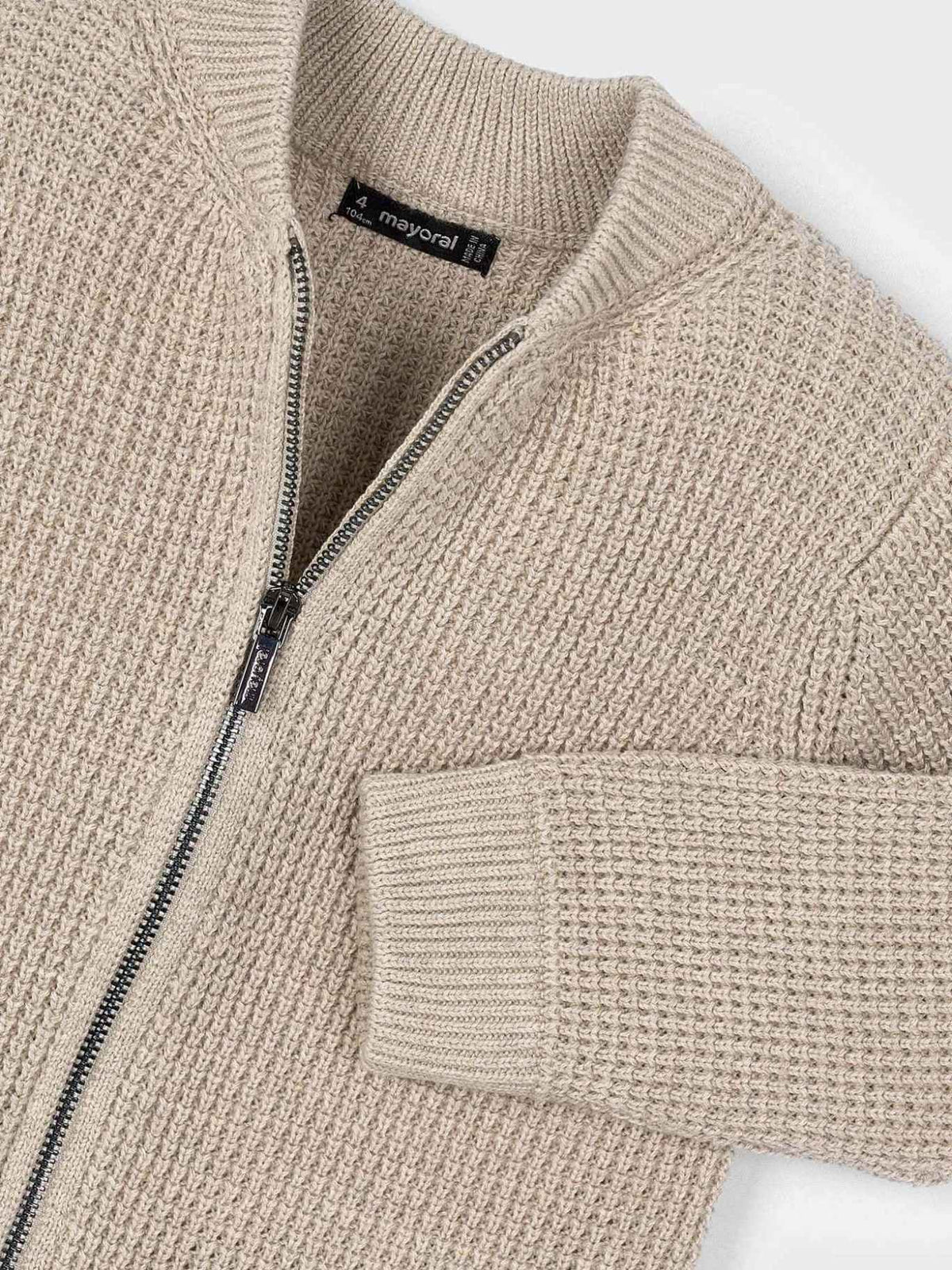 Casaco tricot Bege vig (Bege)  para Menino - Mayoral