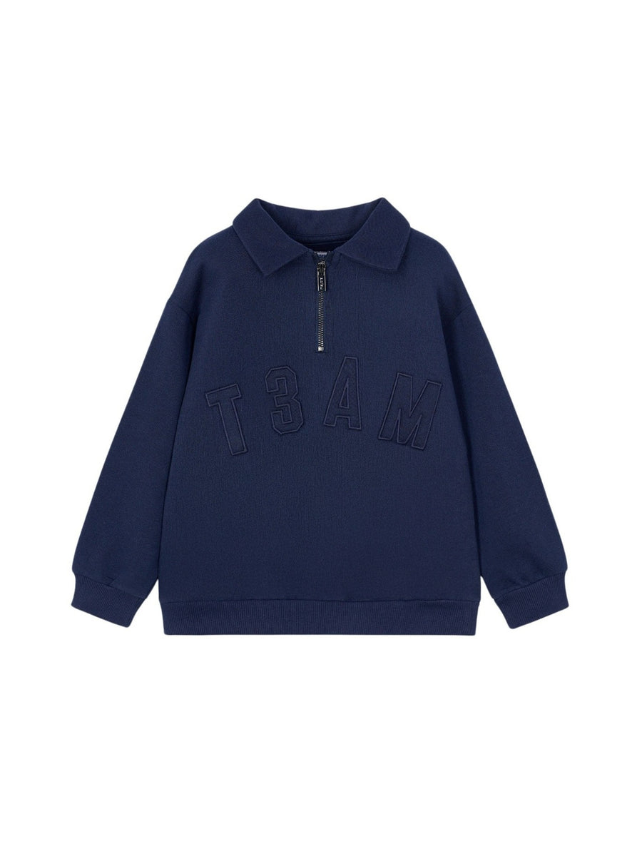 Sweat gola tipo polo Azul (Azul)  para Menino - Mayoral