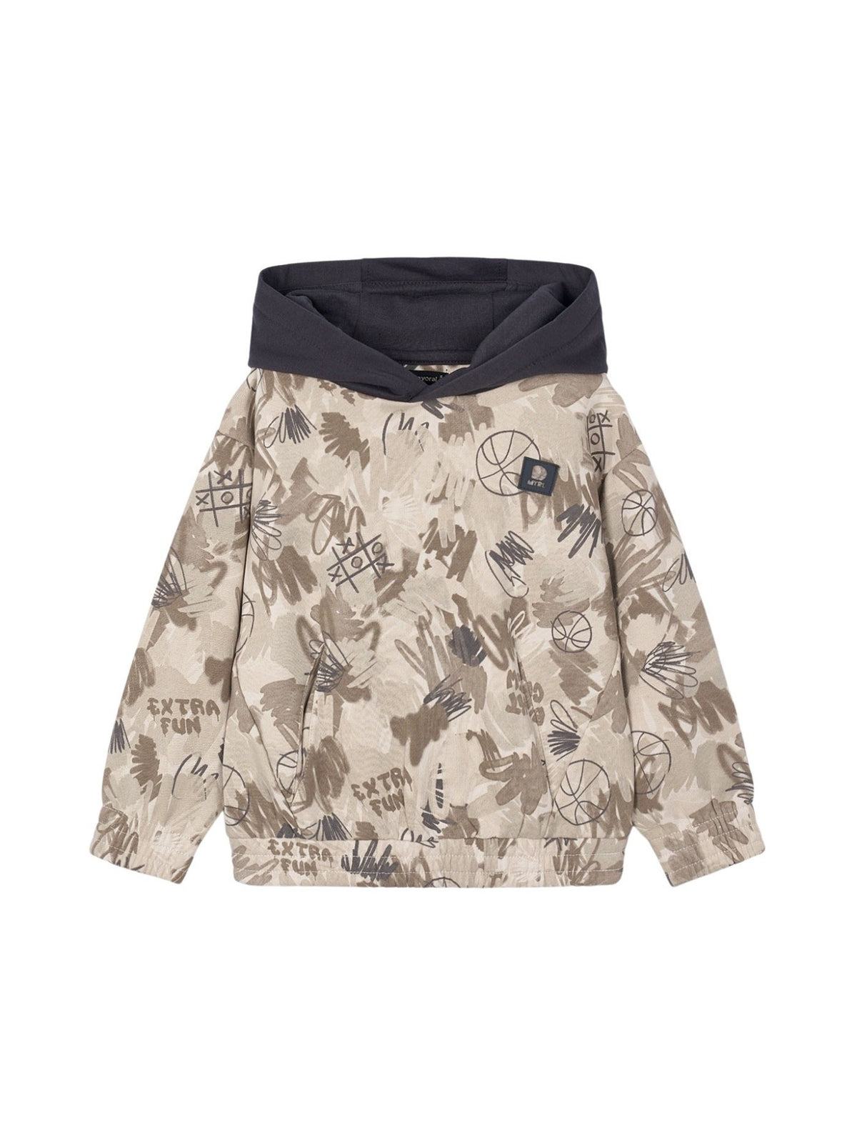 Sweat estampada Cereal (Bege)  para Menino - Mayoral