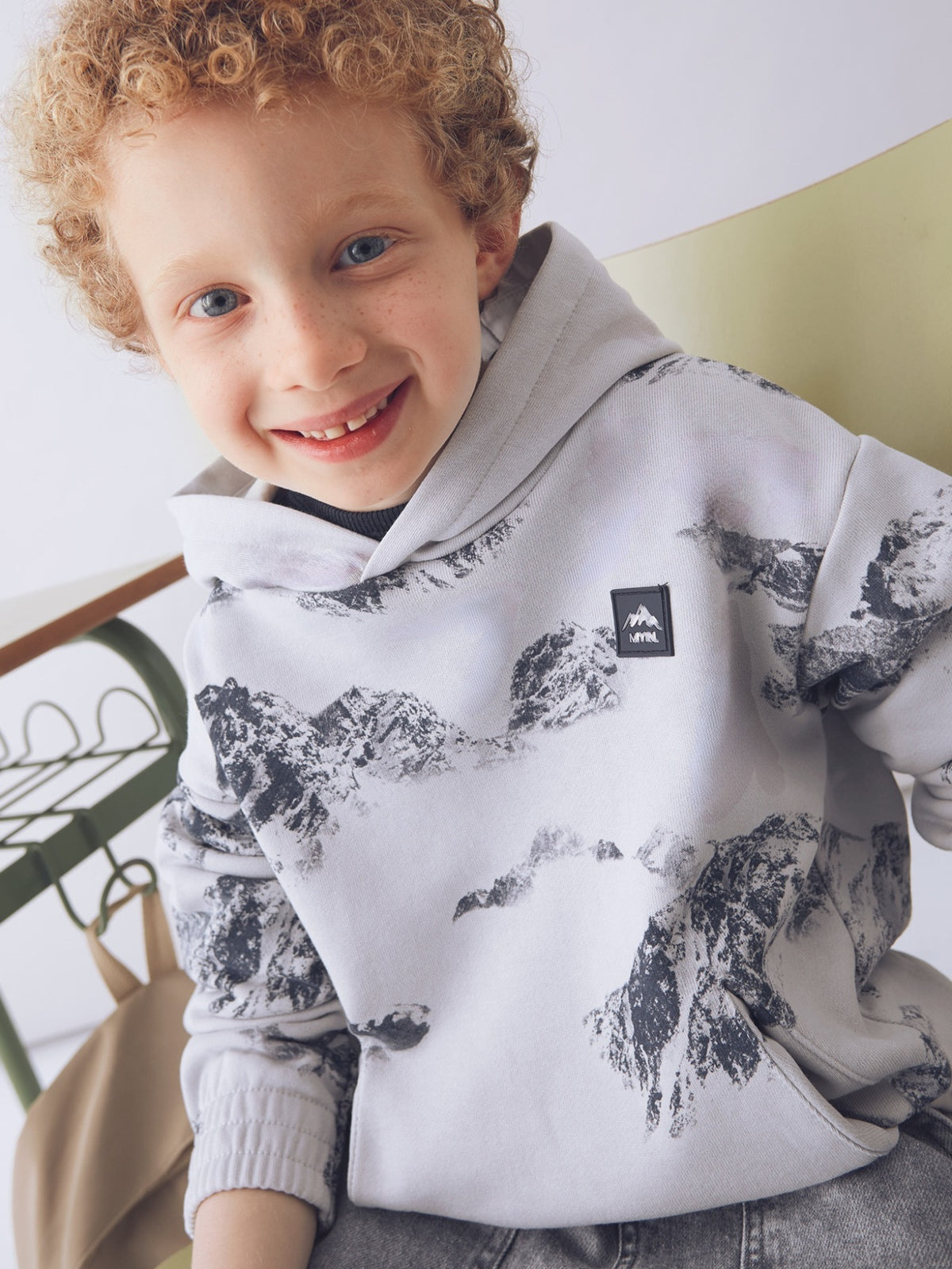 Sweat estampada Fumo (Cinza)  para Menino - Mayoral