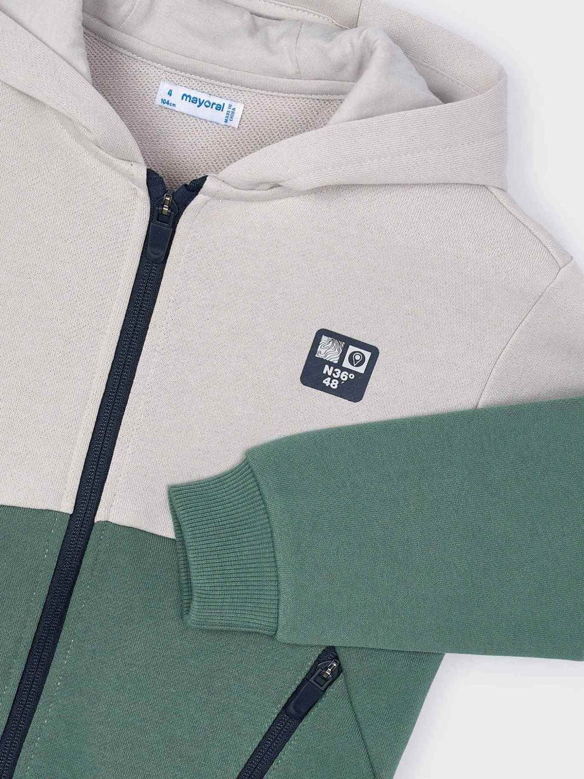Casaco combinado Abeto (Verde Tropa)  para Menino - Mayoral