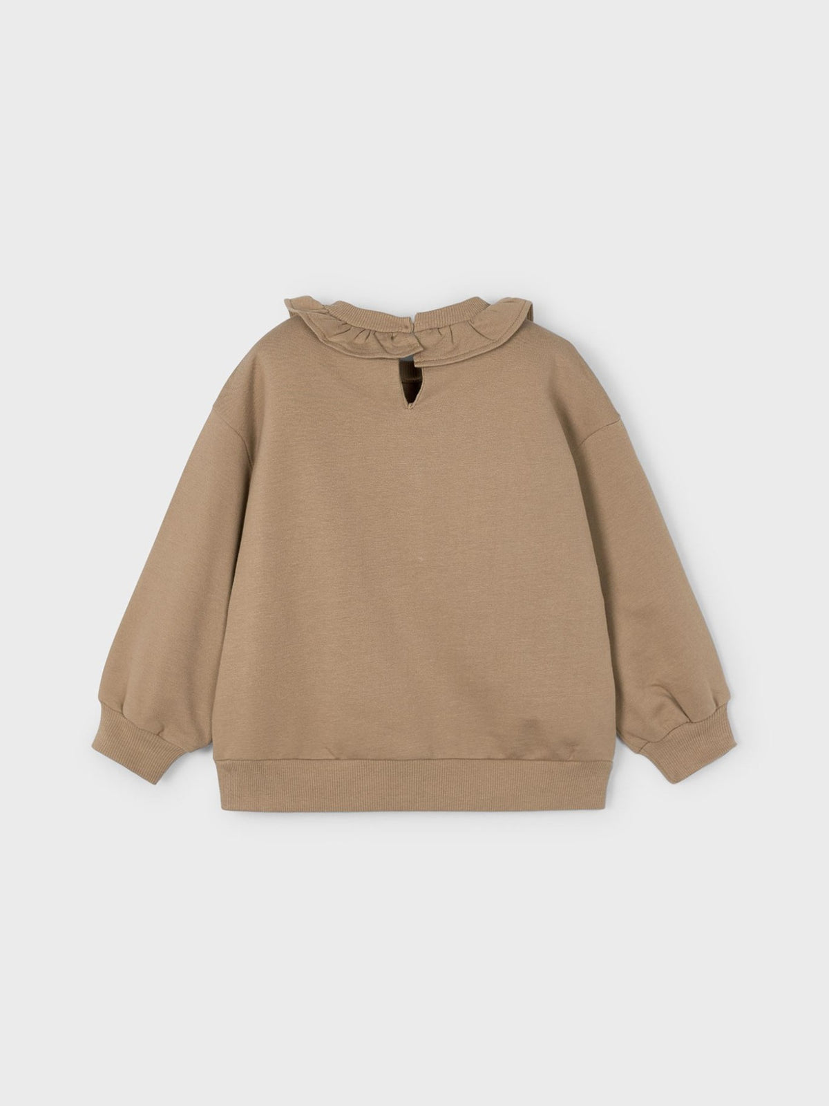 Sweat gola folho Camel (Castanho Claro)  para Menina - Mayoral