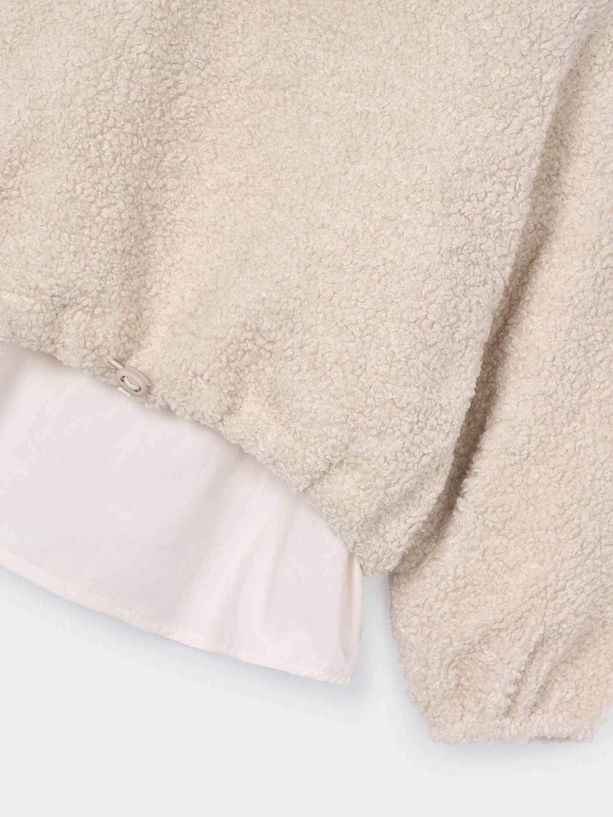 Sweat combinada pêlo Amêndoa (Bege)  para Menina - Mayoral