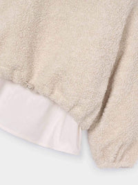 Sweat combinada pêlo Amêndoa (Bege)  para Menina - Mayoral
