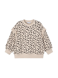 Sweat folho mangas Areia (Bege)  para Menina - Mayoral