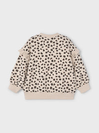 Sweat folho mangas Areia (Bege)  para Menina - Mayoral