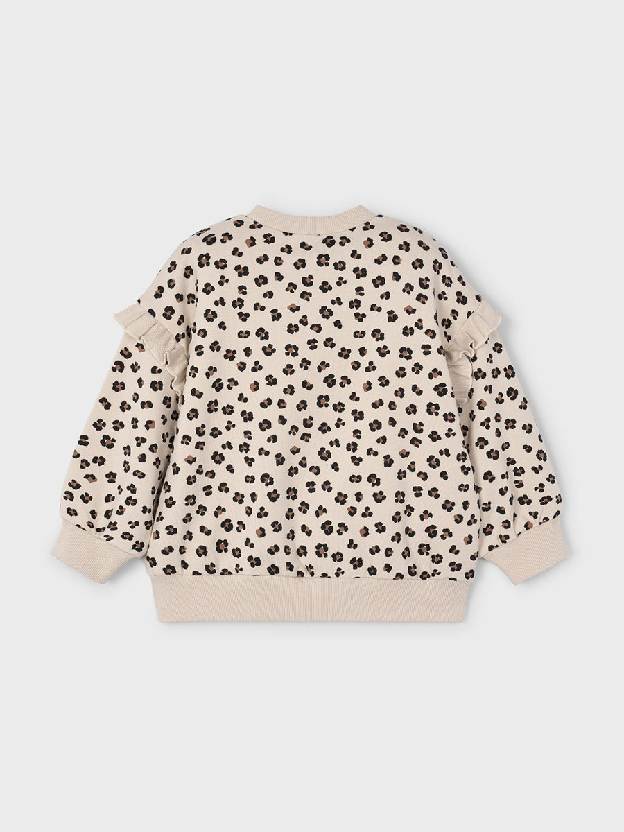 Sweat folho mangas Areia (Bege)  para Menina - Mayoral