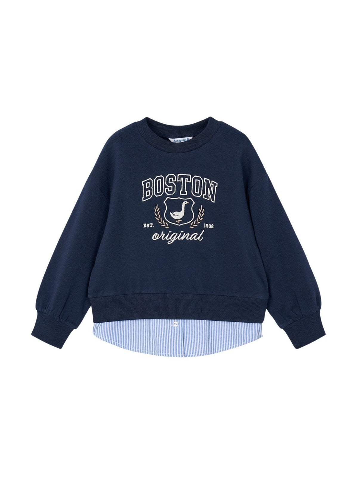 Sweat-shirt Marinho (Marinho)  para Menina - Mayoral