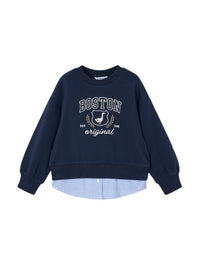 Sweat-shirt Marinho (Marinho)  para Menina - Mayoral