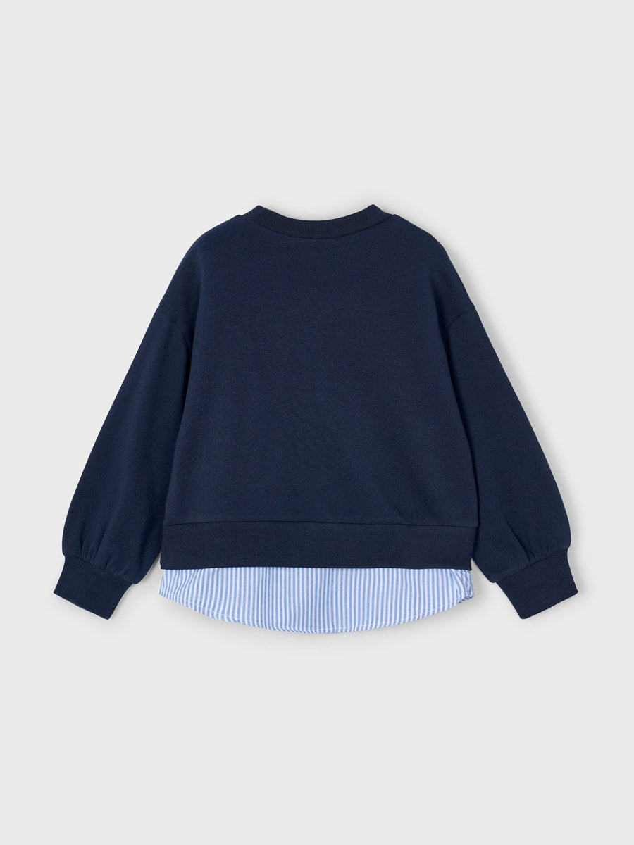 Sweat-shirt Marinho (Marinho)  para Menina - Mayoral