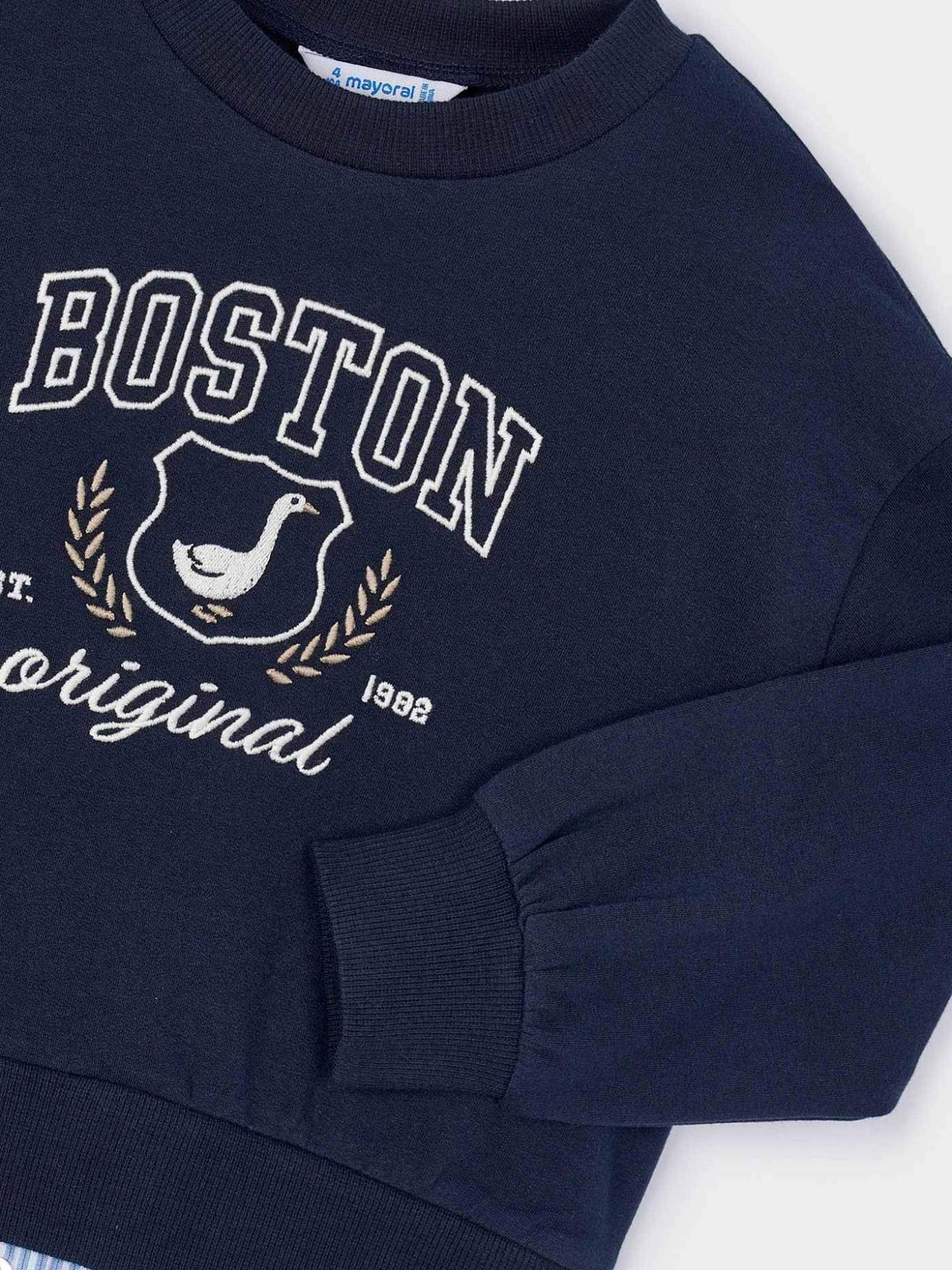Sweat-shirt Marinho (Marinho)  para Menina - Mayoral