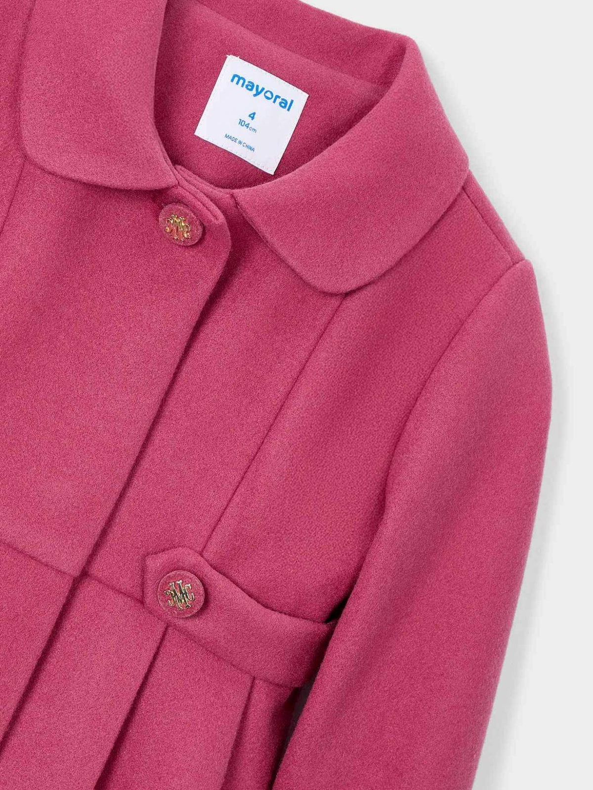 Casaco comprido Cereja (Vermelho Escuro)  para Menina - Mayoral