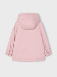 Parka com capucho pêlo Nude (Rosa)  para Menina - Mayoral