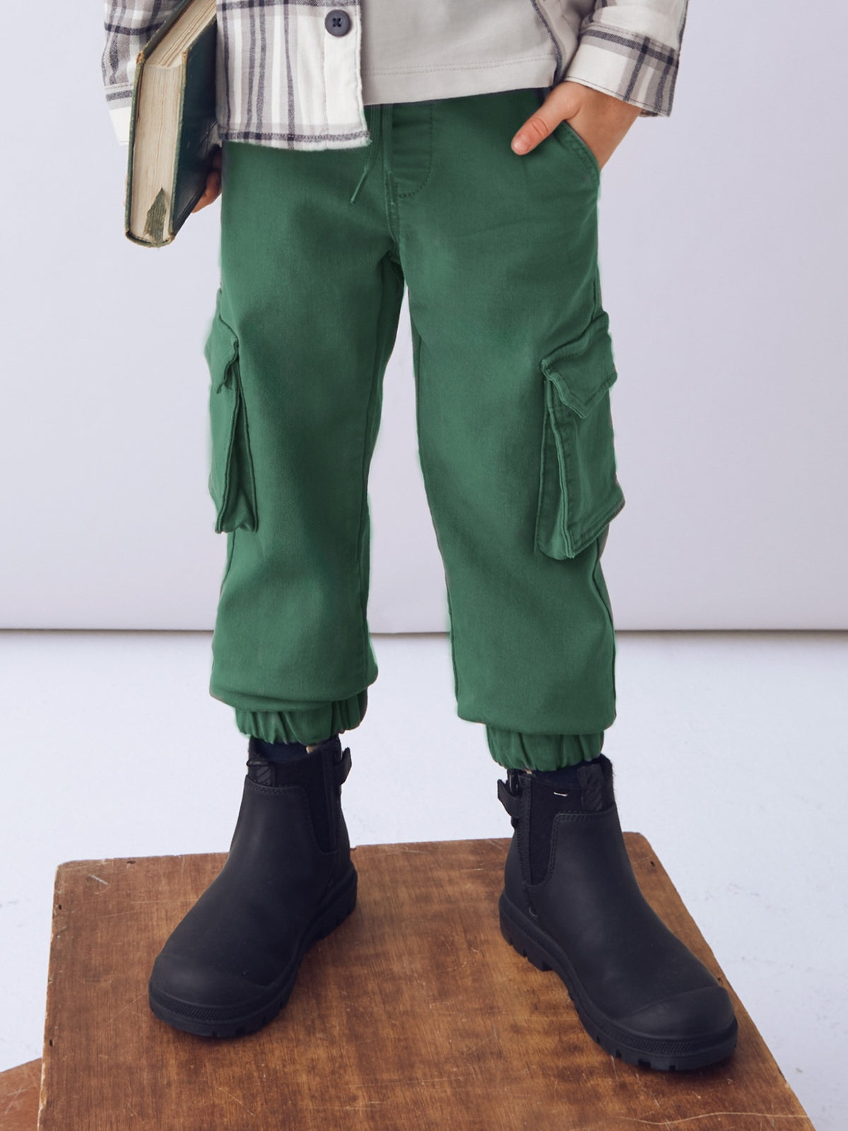 Calça soft Abeto (Verde Tropa)  para Menino - Mayoral