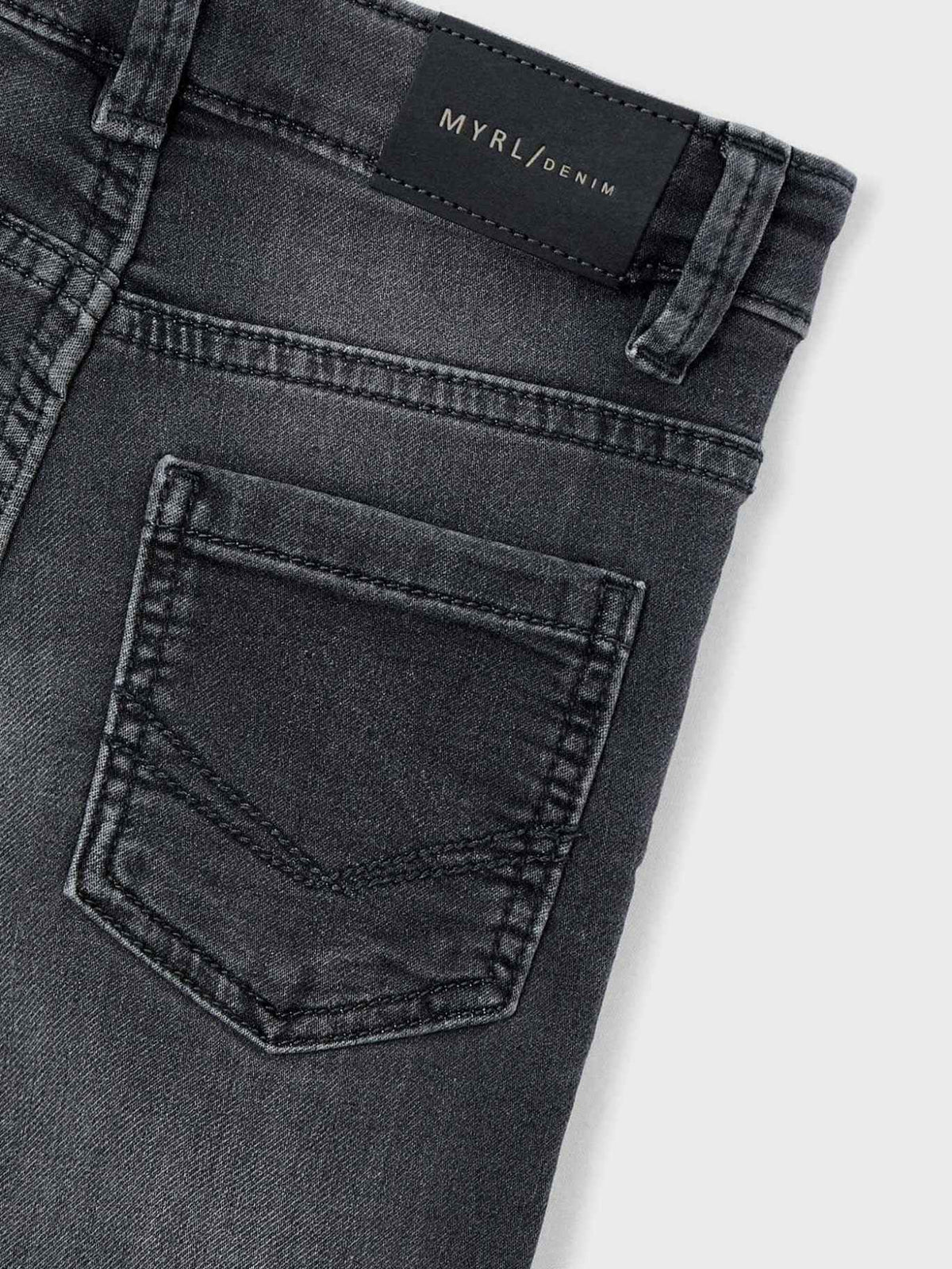Calça soft denim 5b Cinza escu (Cinza Escuro)  para Menino - Mayoral