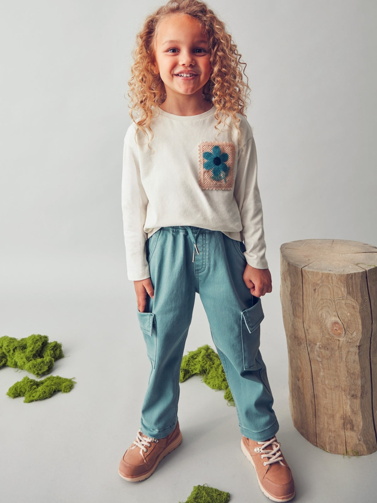 Calça Sálvia (Verde seco)  para Menina - Mayoral