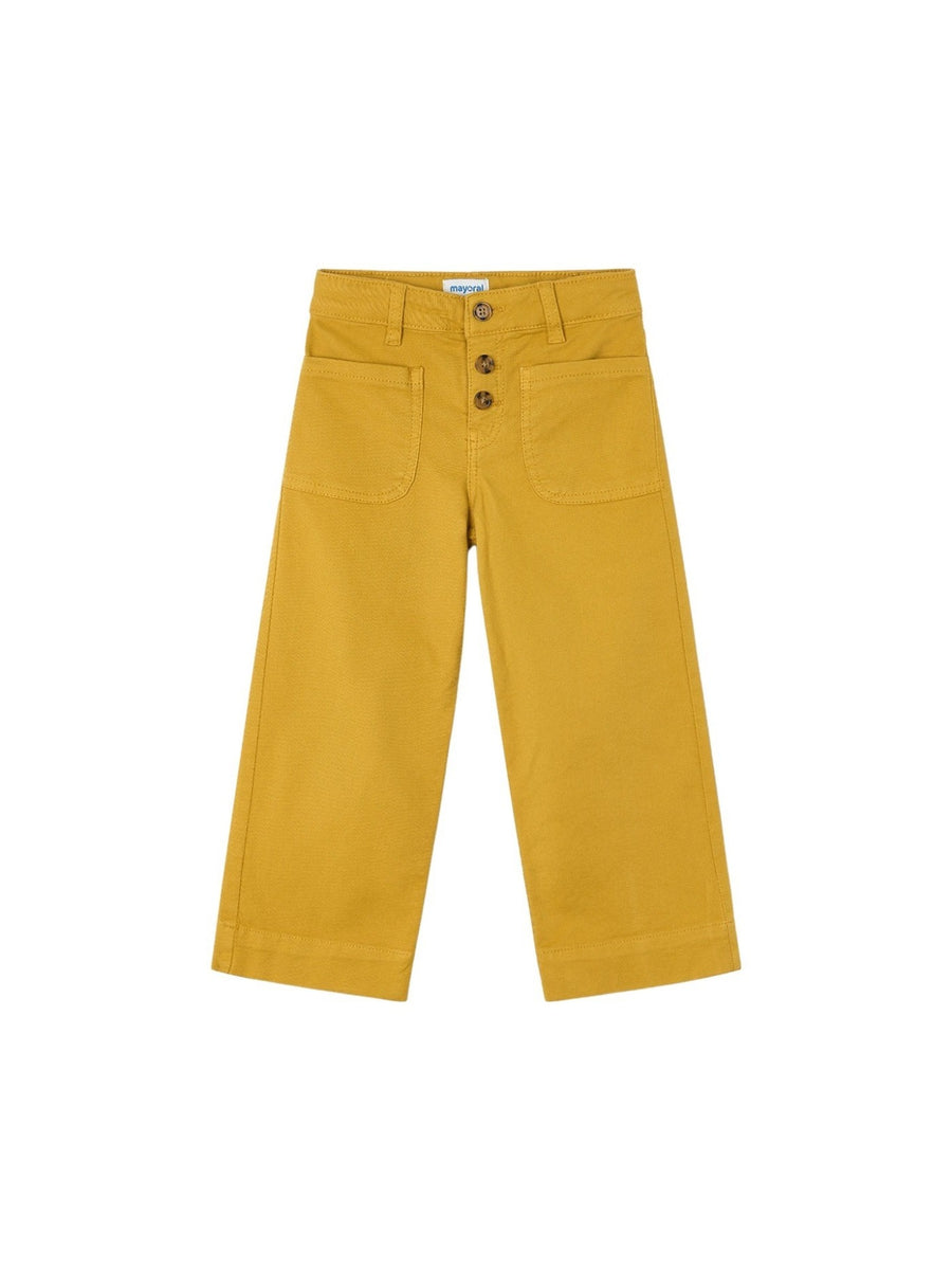 Calça sarja marine Mostarda (Amarelo Ocre)  para Menina - Mayoral