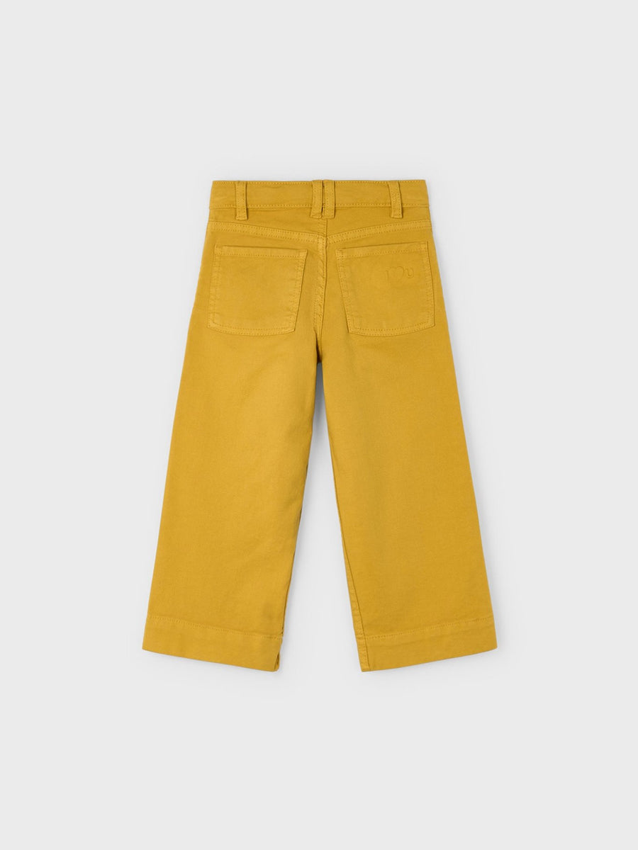 Calça sarja marine Mostarda (Amarelo Ocre)  para Menina - Mayoral
