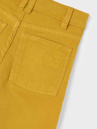 Calça sarja marine Mostarda (Amarelo Ocre)  para Menina - Mayoral