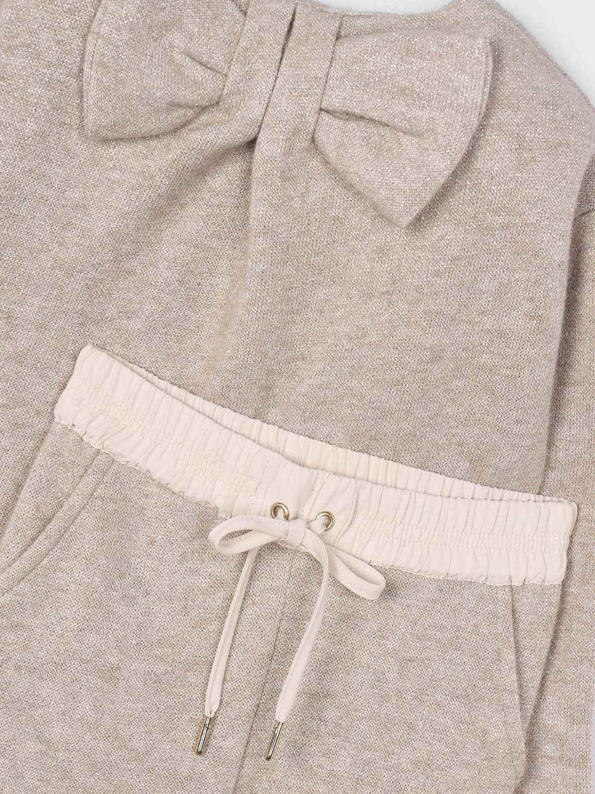 Conj. calça tricô Toffe vig (Castanho)  para Menina - Mayoral
