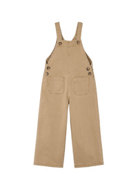 Jardineira sarja delavada Camel (Castanho Claro)  para Menina - Mayoral