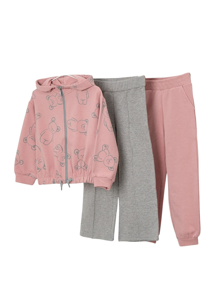 Fato de treino 2 calças Maquilhage (Rosa)  para Menina - Mayoral