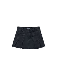 Saia denim Grey black (Cinza Escuro)  para Menina - Mayoral