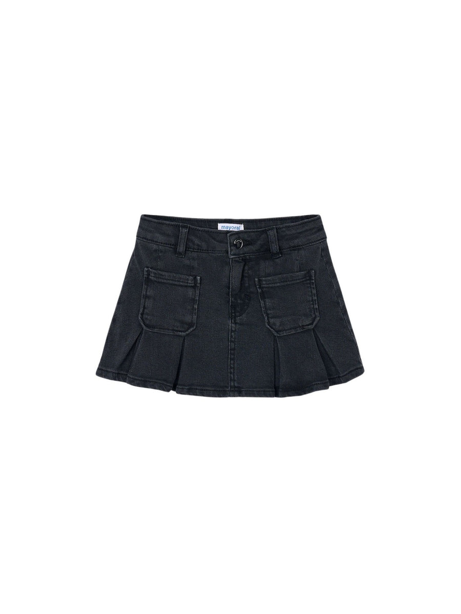 Saia denim Grey black (Cinza Escuro)  para Menina - Mayoral