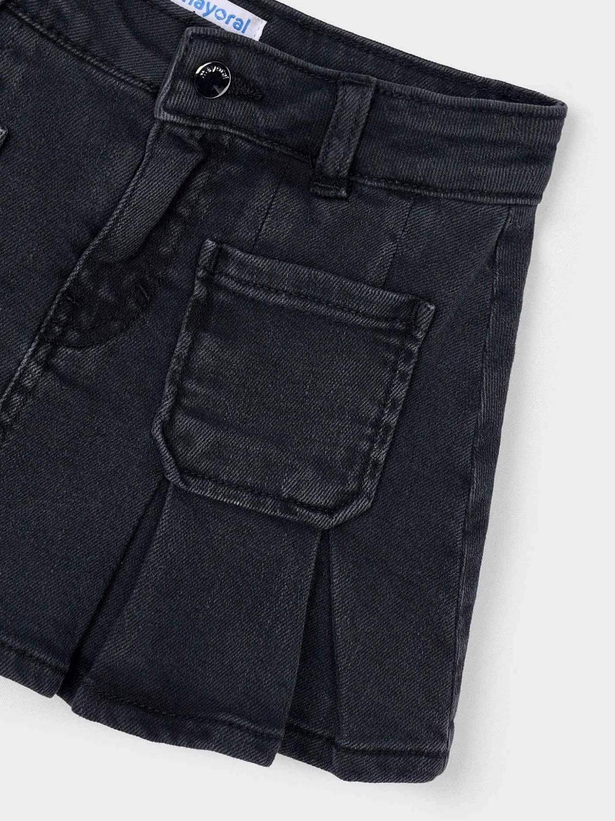 Saia denim Grey black (Cinza Escuro)  para Menina - Mayoral