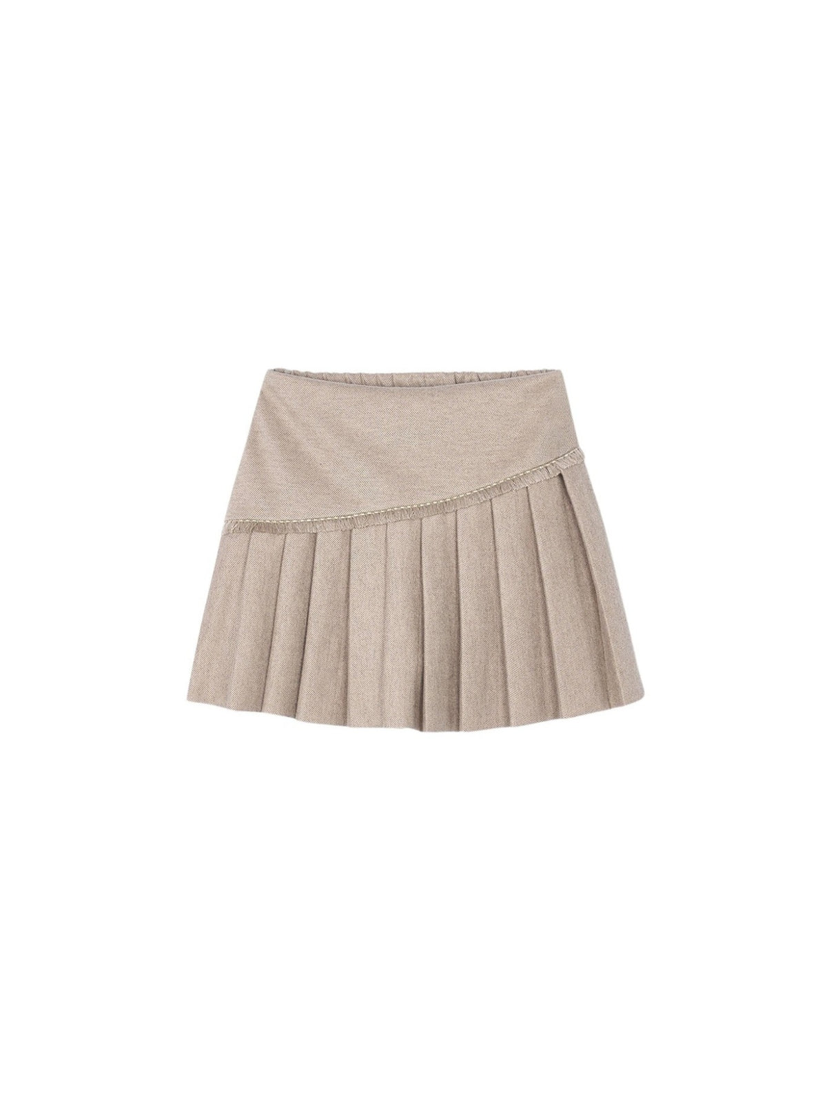 Saia calça denim Topeira (Castanho Claro)  para Menina - Mayoral