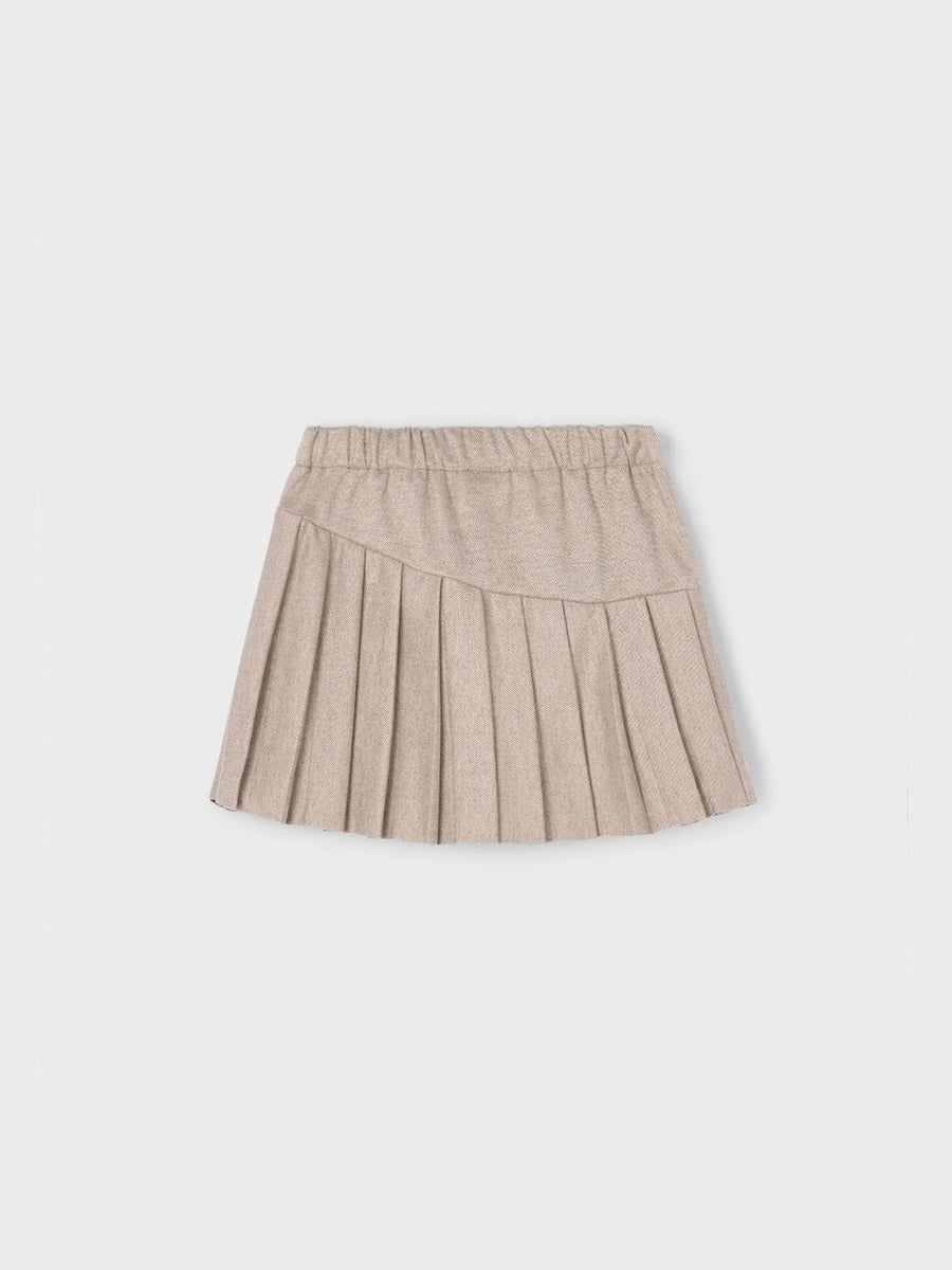 Saia calça denim Topeira (Castanho Claro)  para Menina - Mayoral
