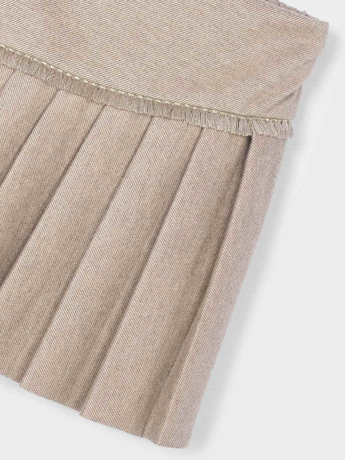 Saia calça denim Topeira (Castanho Claro)  para Menina - Mayoral