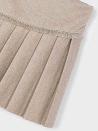 Saia calça denim Topeira (Castanho Claro)  para Menina - Mayoral