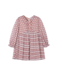 Vestido plissado estampado Maquilhage (Rosa)  para Menina - Mayoral