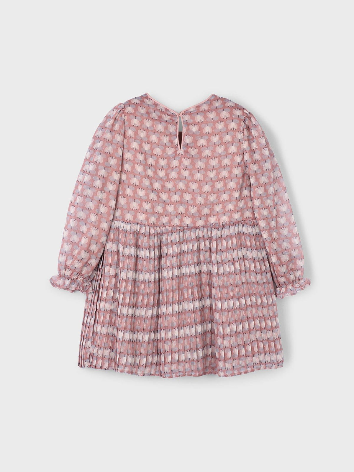 Vestido plissado estampado Maquilhage (Rosa)  para Menina - Mayoral