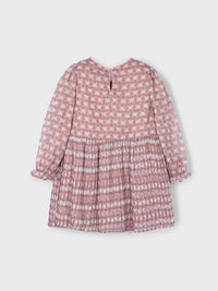 Vestido plissado estampado Maquilhage (Rosa)  para Menina - Mayoral