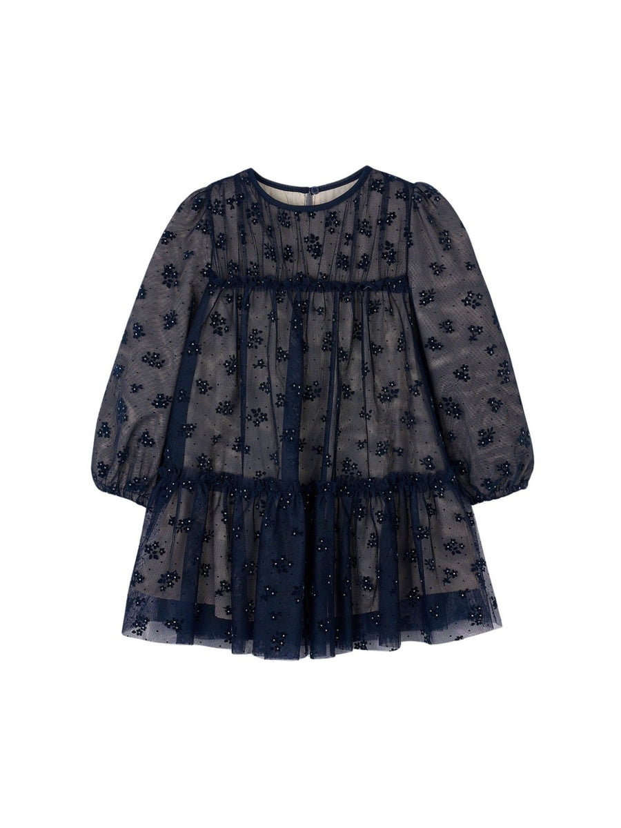 Vestido tule fantasia Marinho (Marinho)  para Menina - Mayoral