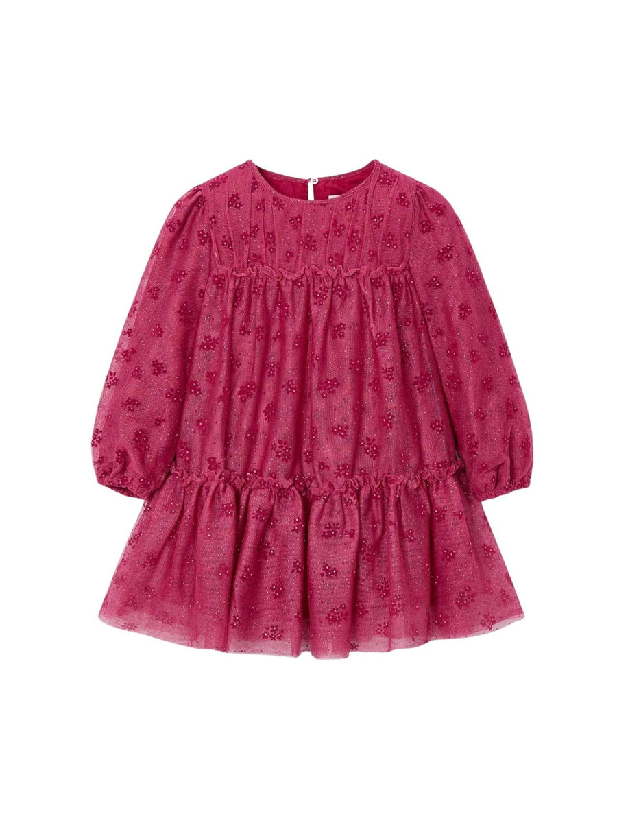 Vestido tule fantasia Cereja (Vermelho Escuro)  para Menina - Mayoral