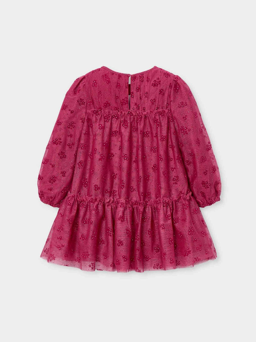 Vestido tule fantasia Cereja (Vermelho Escuro)  para Menina - Mayoral