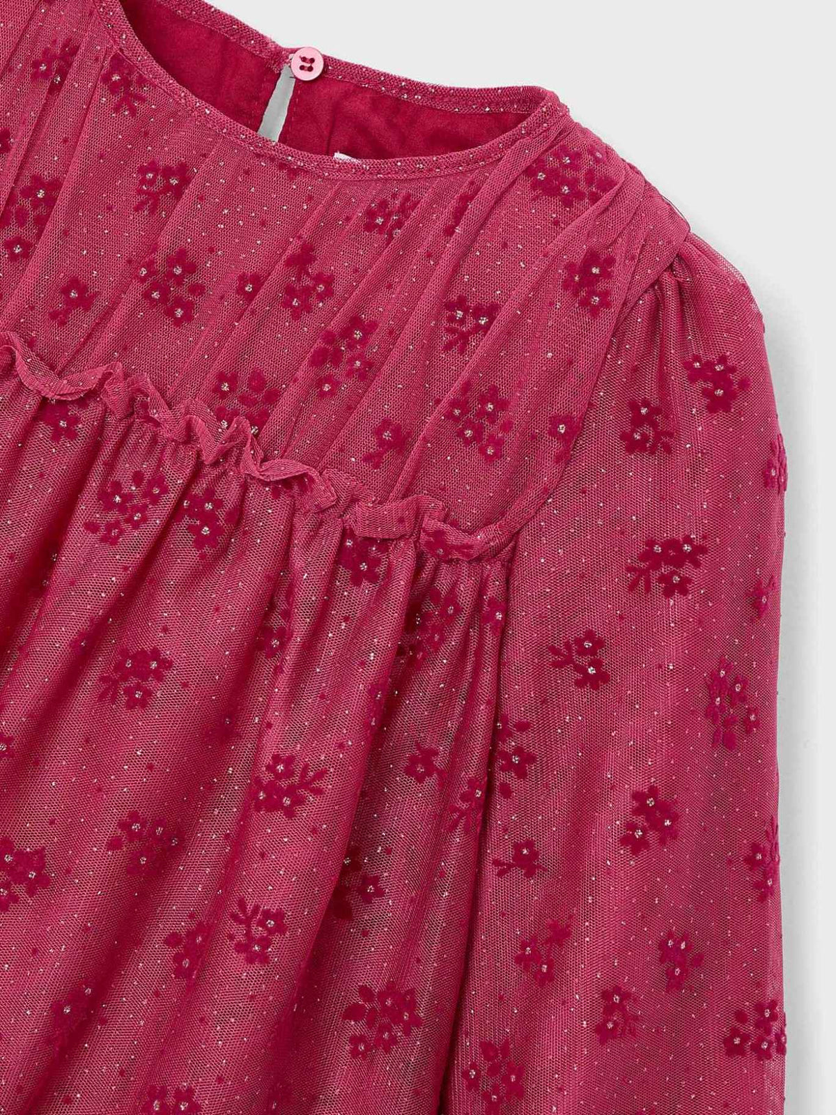 Vestido tule fantasia Cereja (Vermelho Escuro)  para Menina - Mayoral