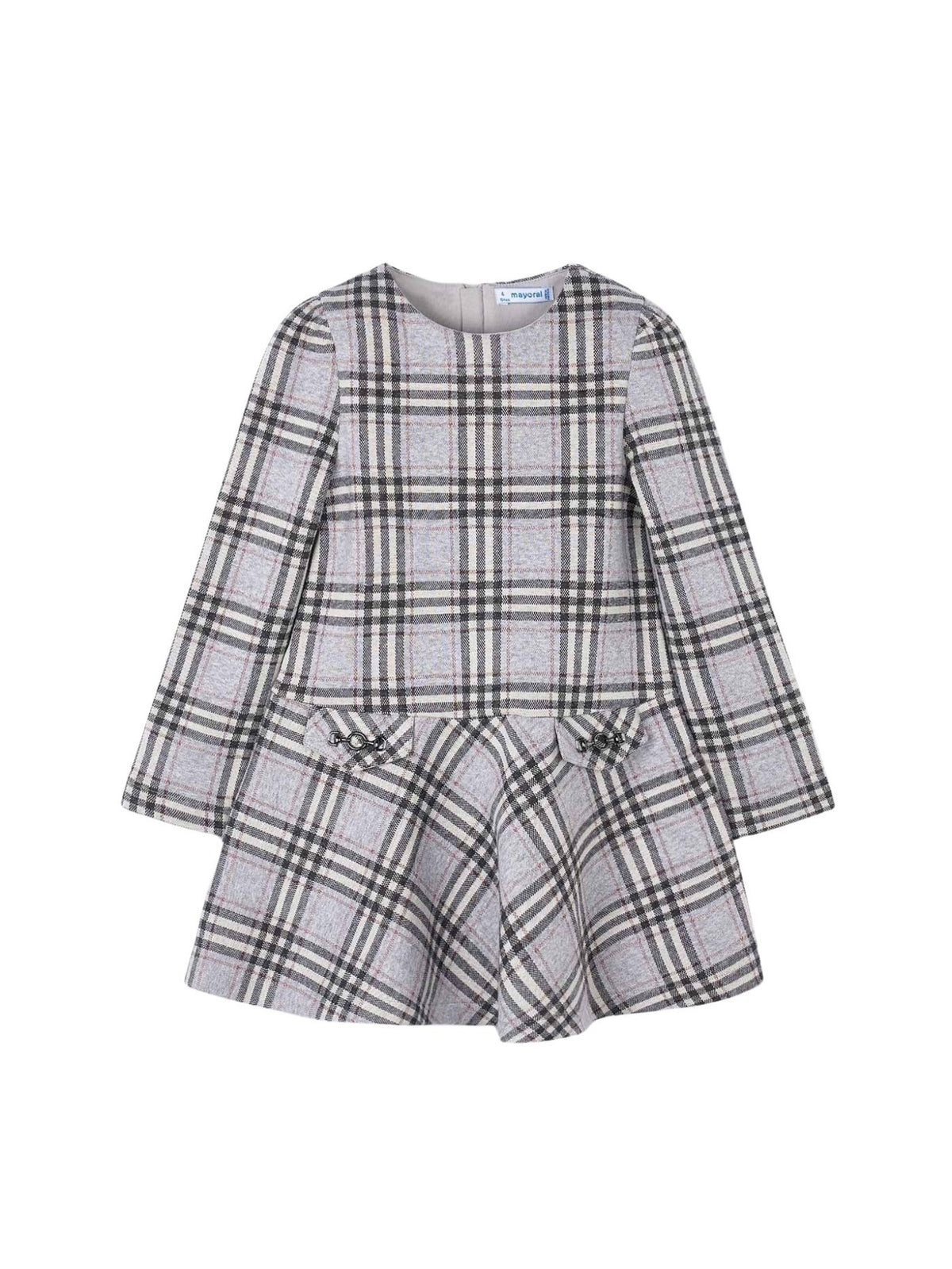 Vestido malha jacquard Prata vig (Cinza Claro)  para Menina - Mayoral