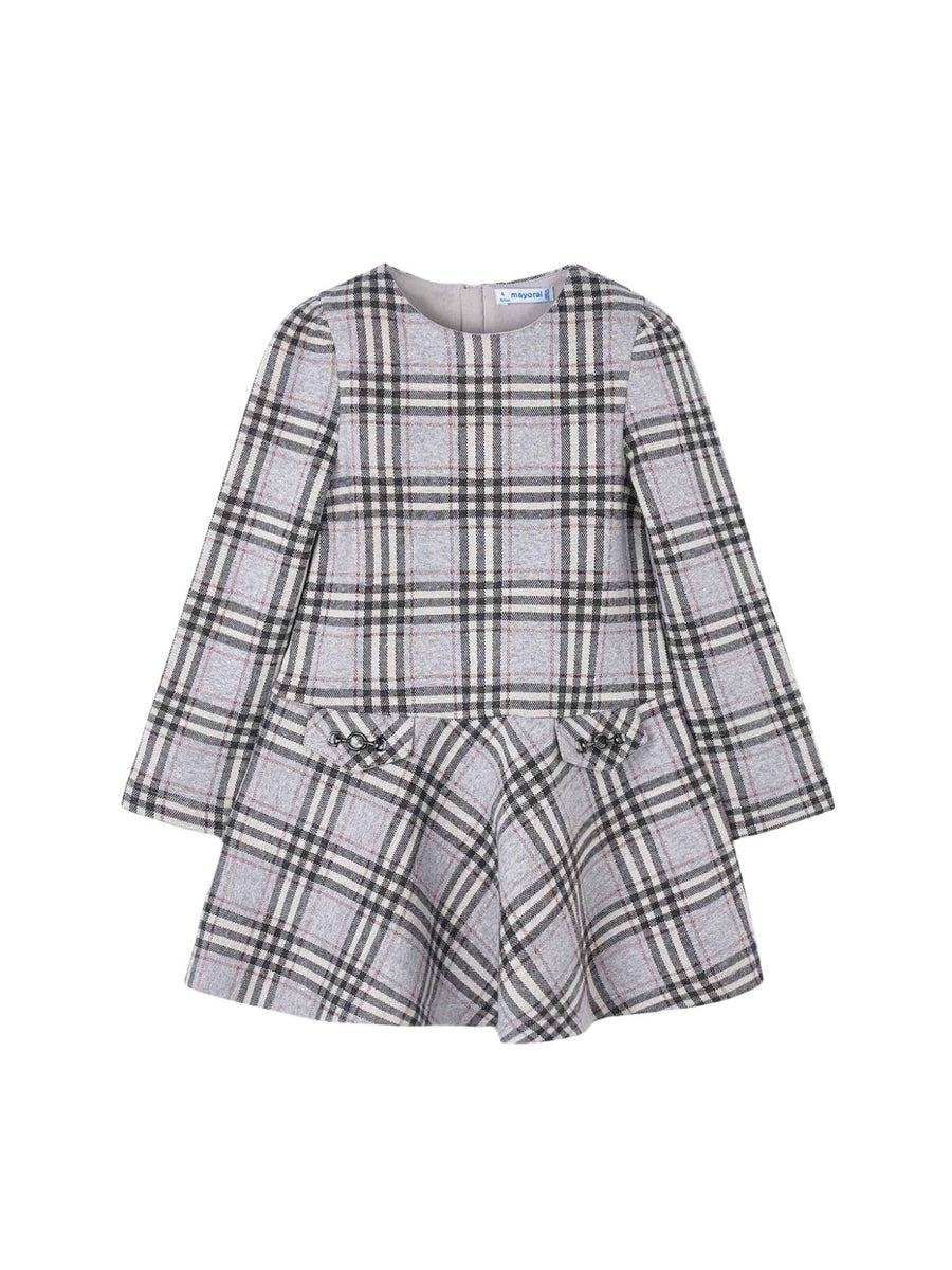 Vestido malha jacquard Prata vig (Cinza Claro)  para Menina - Mayoral