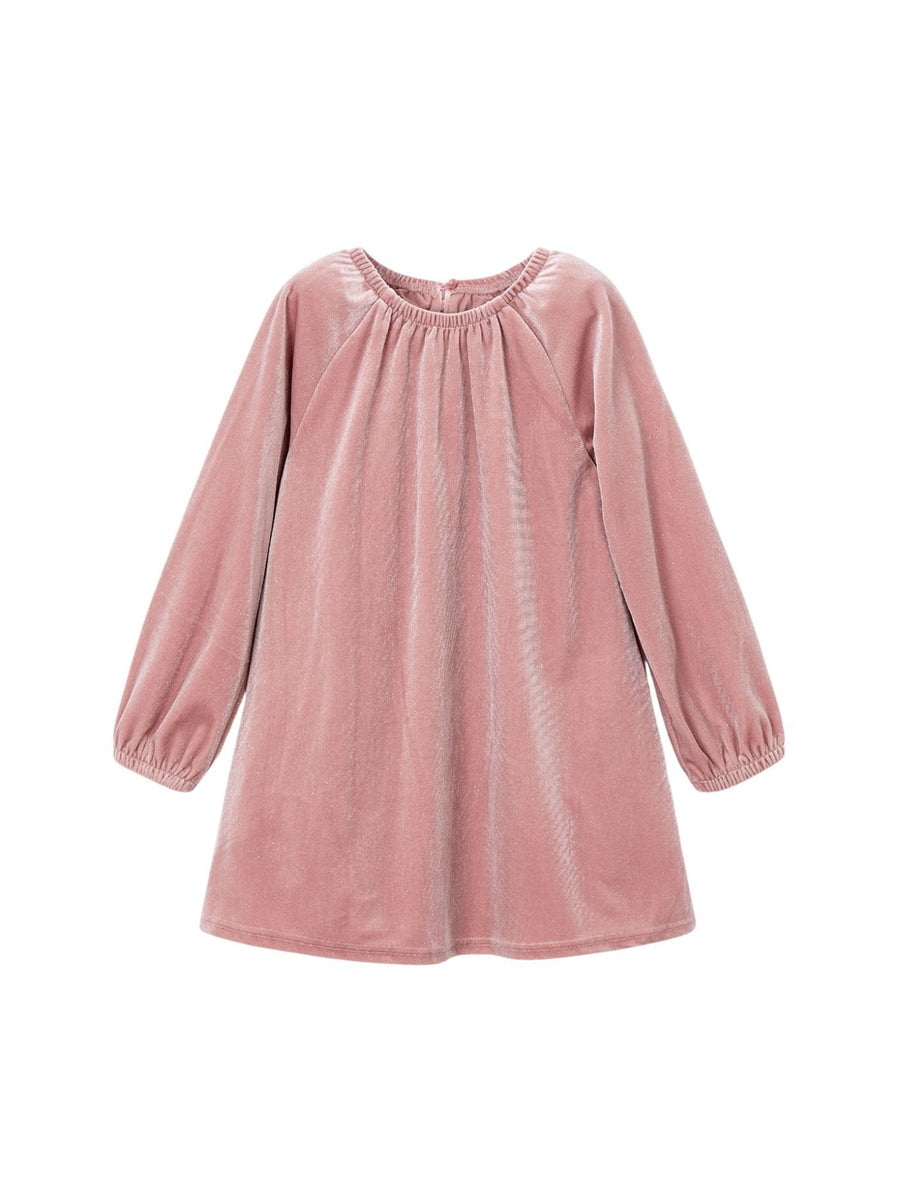 Vestido veludo brilho Maquilhage (Rosa)  para Menina - Mayoral