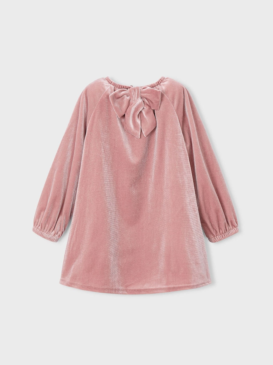 Vestido veludo brilho Maquilhage (Rosa)  para Menina - Mayoral